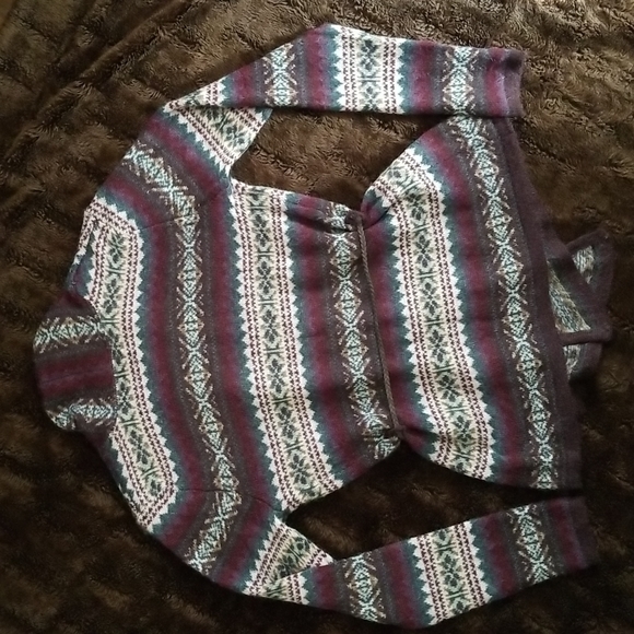 H&M L.O.G.G. Label of Grounded Goods Open Belted Cardigan - Size Small - Picture 5 of 14